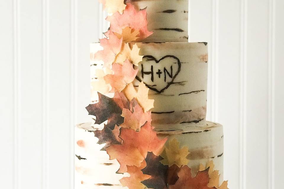 Semi-naked cake