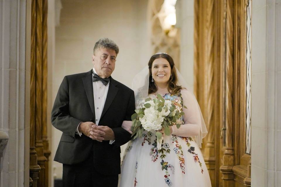 Father & bride moments