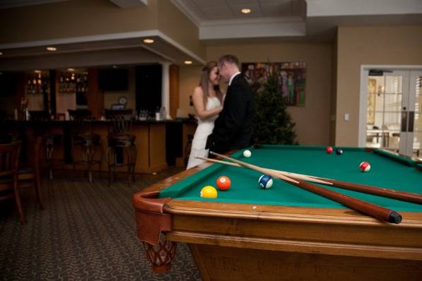 Pictorial in the billiard hall