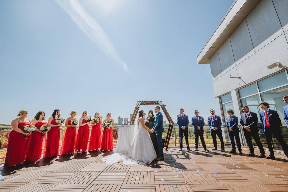 Bridal Party for Ceremony