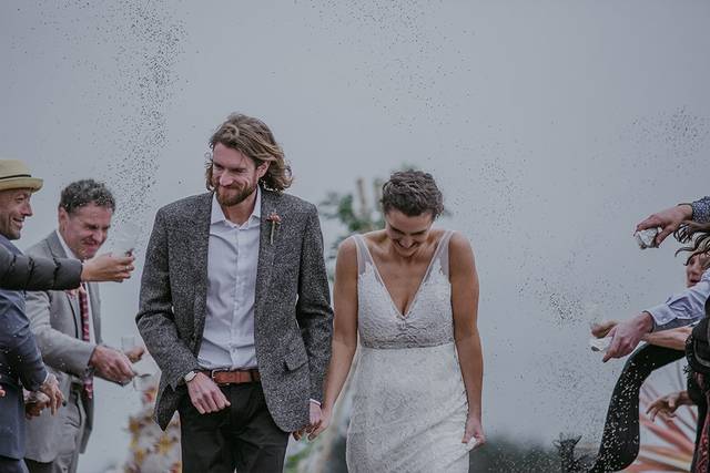 Joyful Walk Back Up Aisle