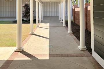 Covered breezeway