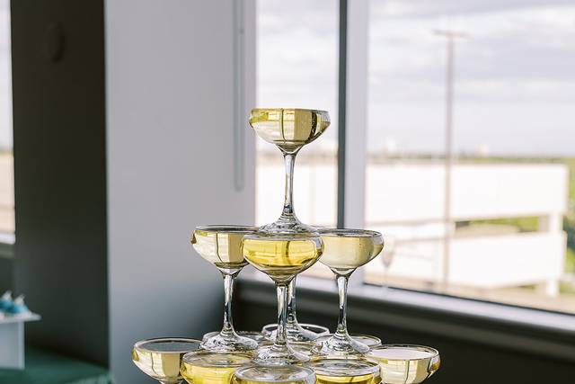 Champagne tower