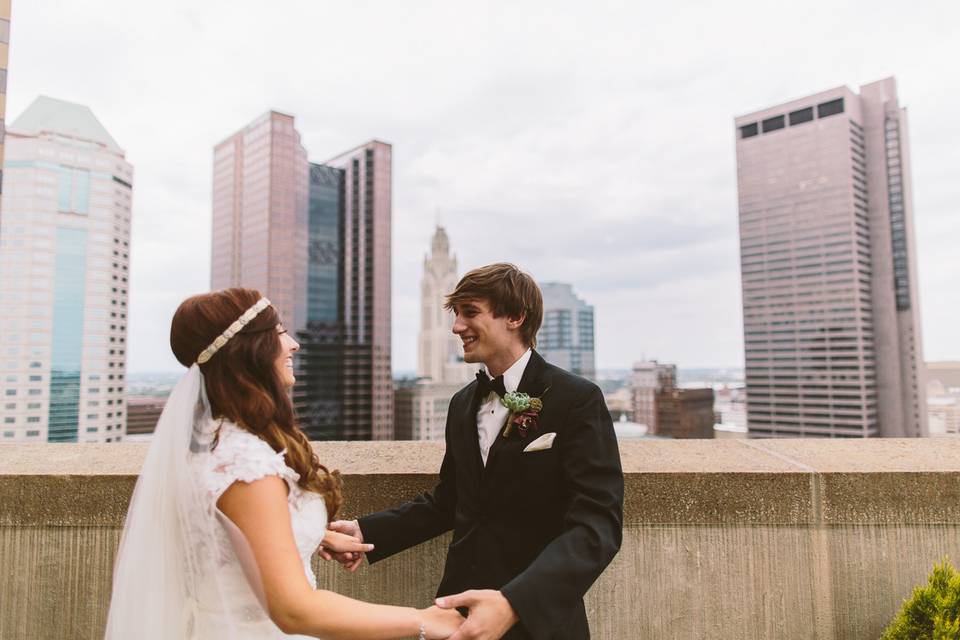 Creative couple portrait