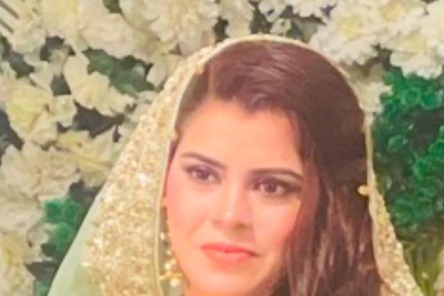Beautiful bride full glam