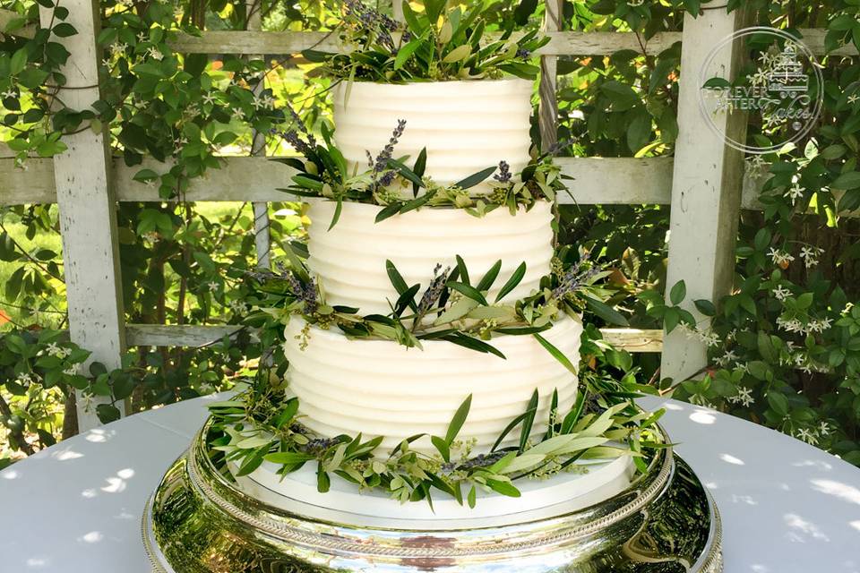 Textured with olive branches