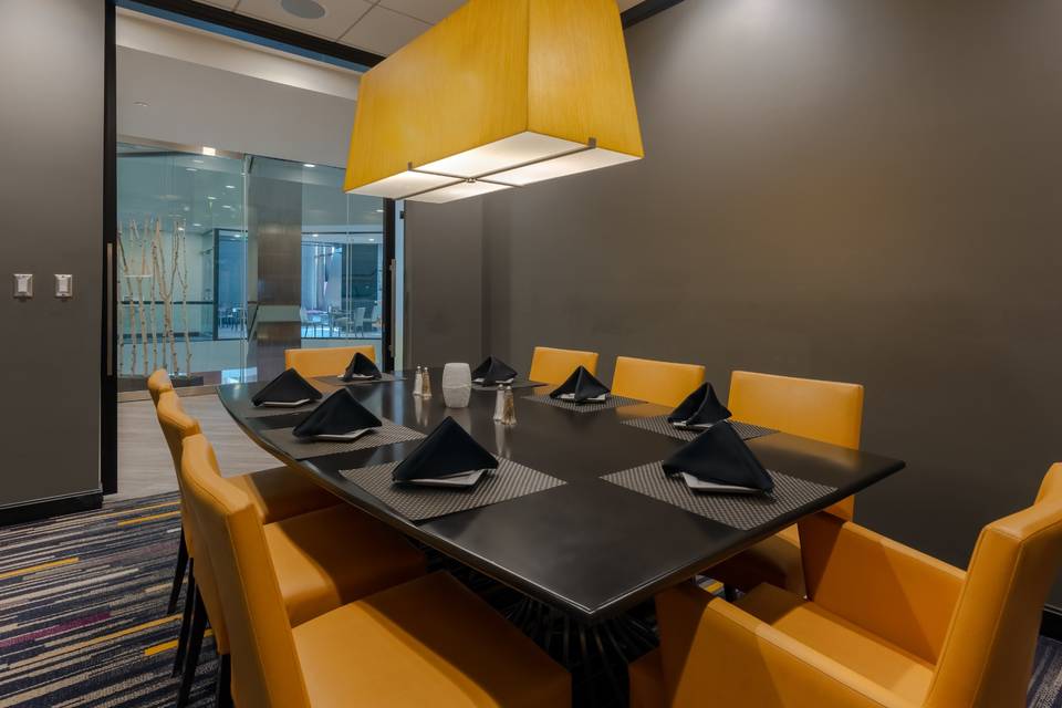 3 Private dining spaces