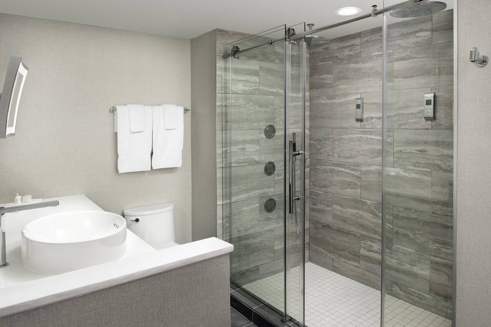 Suite with two person shower