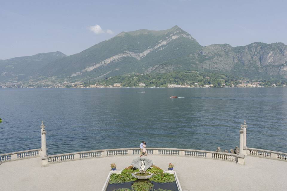 Lake Como proposal engagement