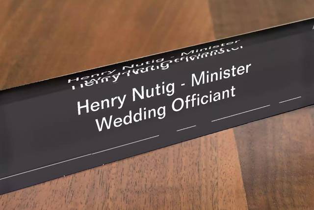Name plate