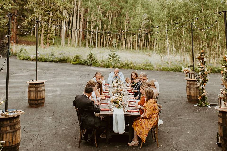 Small Colorado wedding