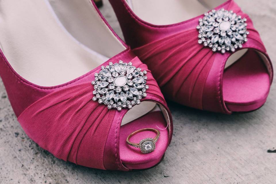 Brides Shoes and Ring