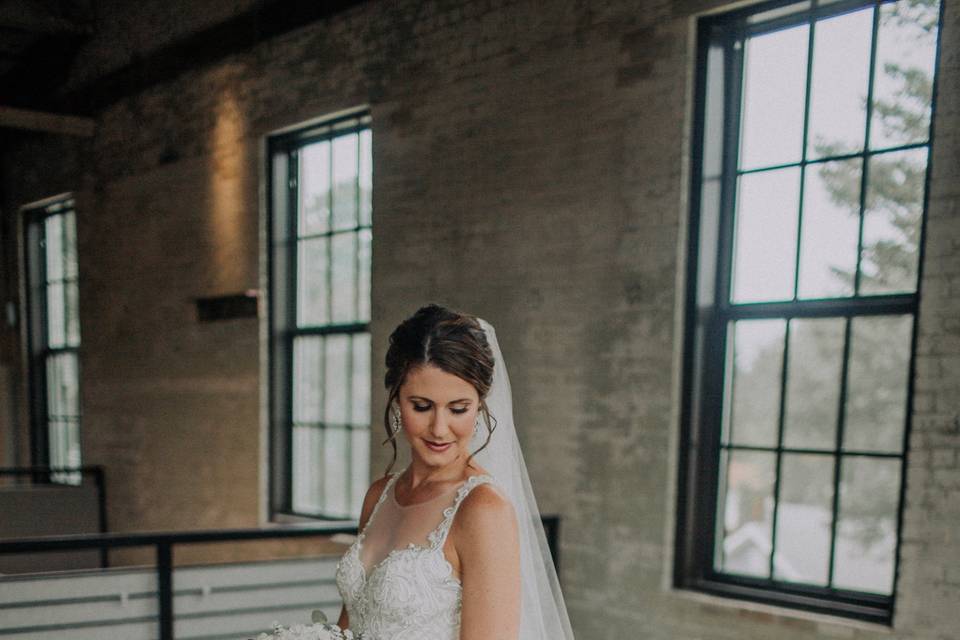 Bride at Journeyman Distillery