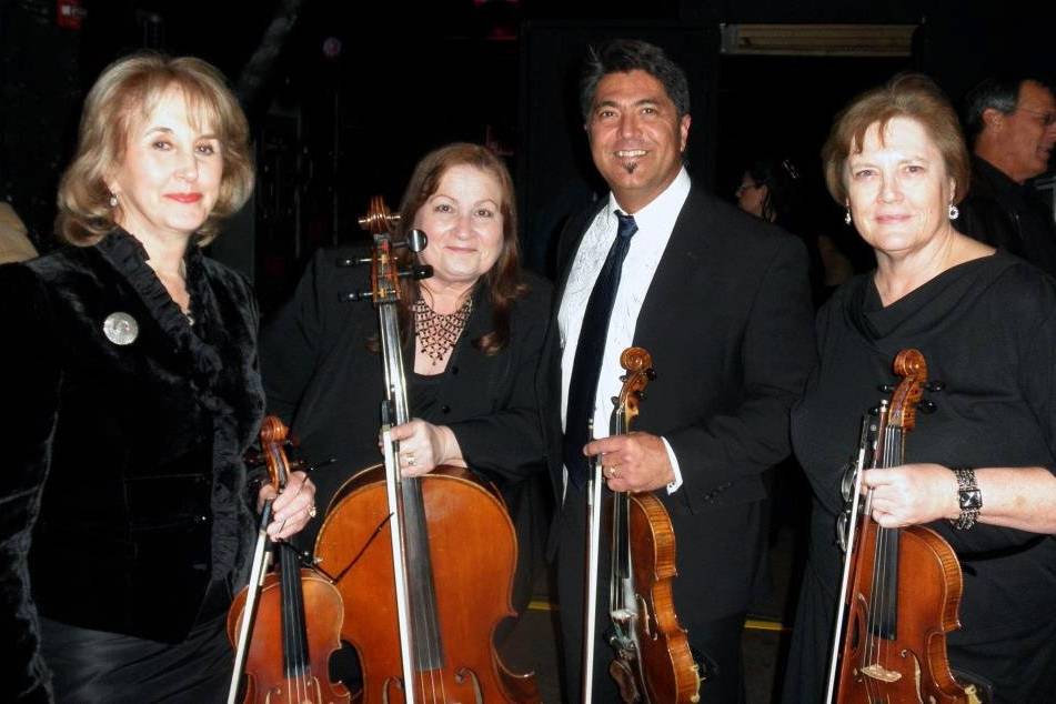 HeartStrings with amazing fiddler and music arranger, Bobby Flores.