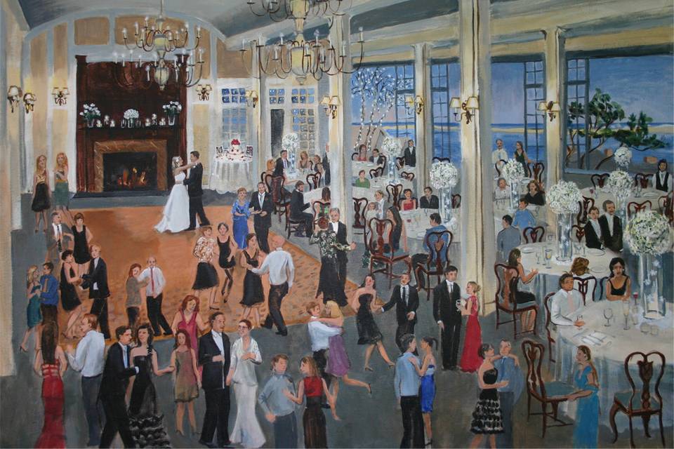 Reception painting