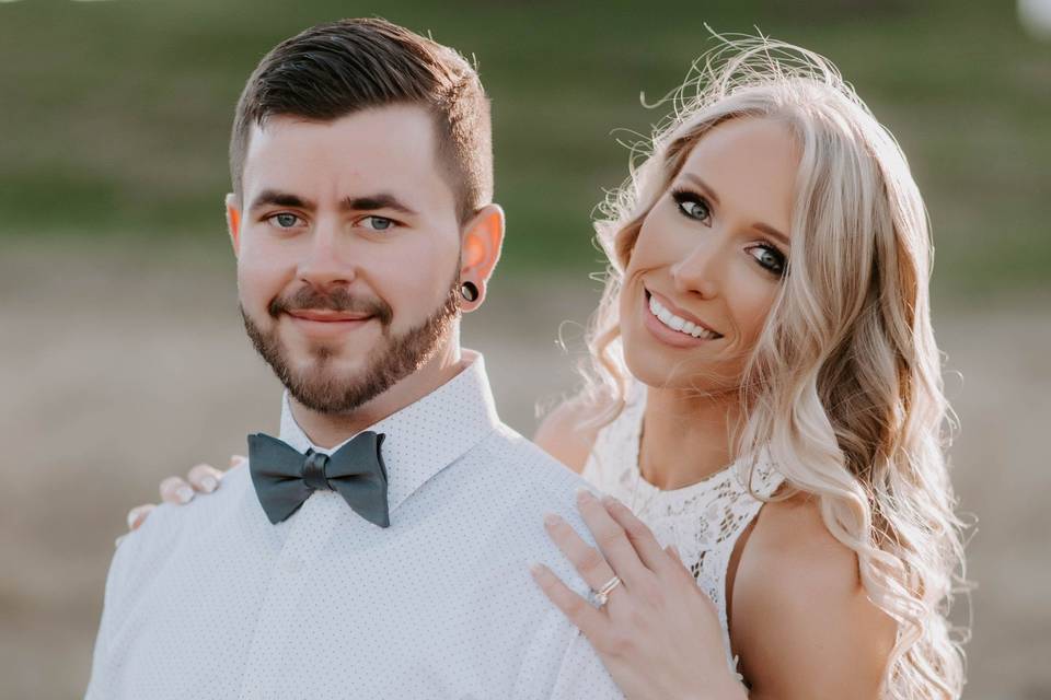 Jen and her groom