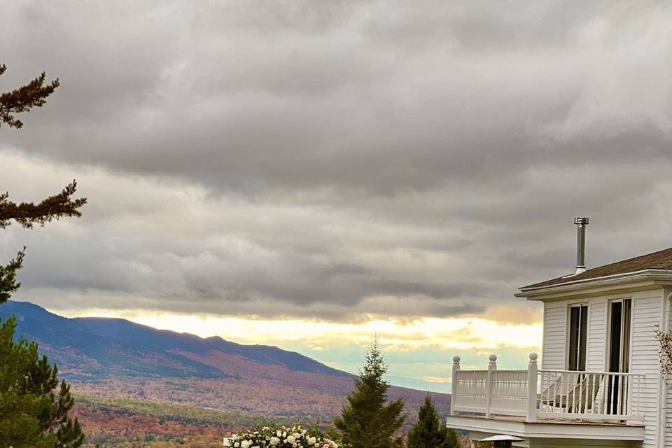 A stunning Fall backdrop