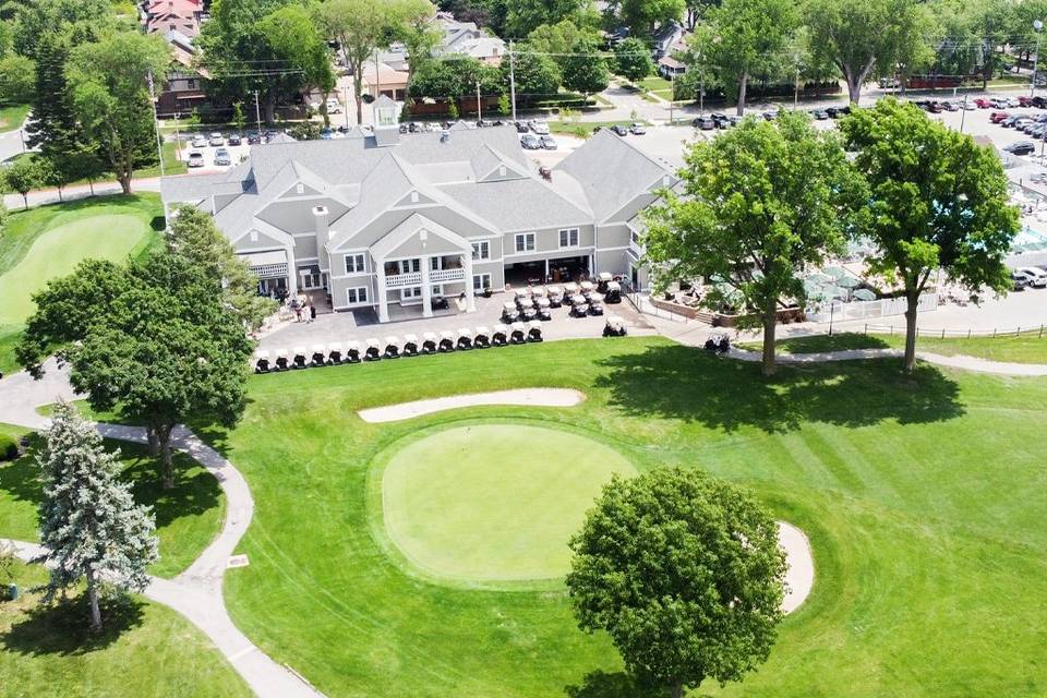 Aerial view of the Club