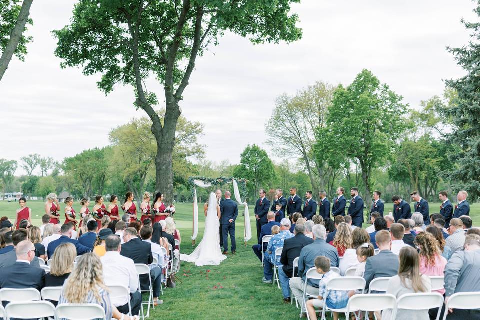 Ceremony on the Cricket Lawn