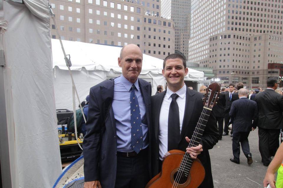 With James Taylor in NYC