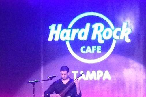 Performing at the Hard Rock Tampa