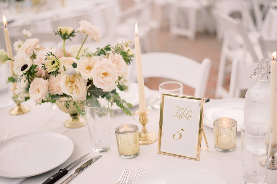 Reception tables