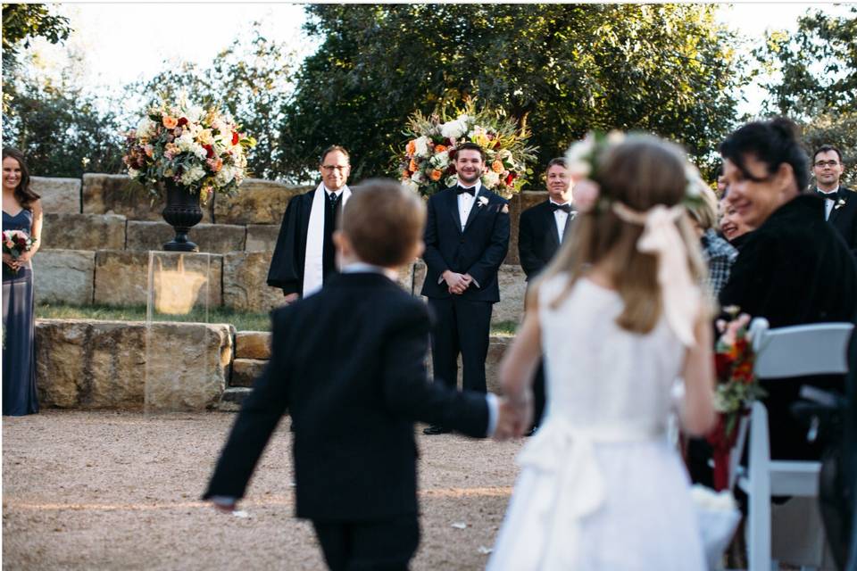 Ring bearer & flower girl