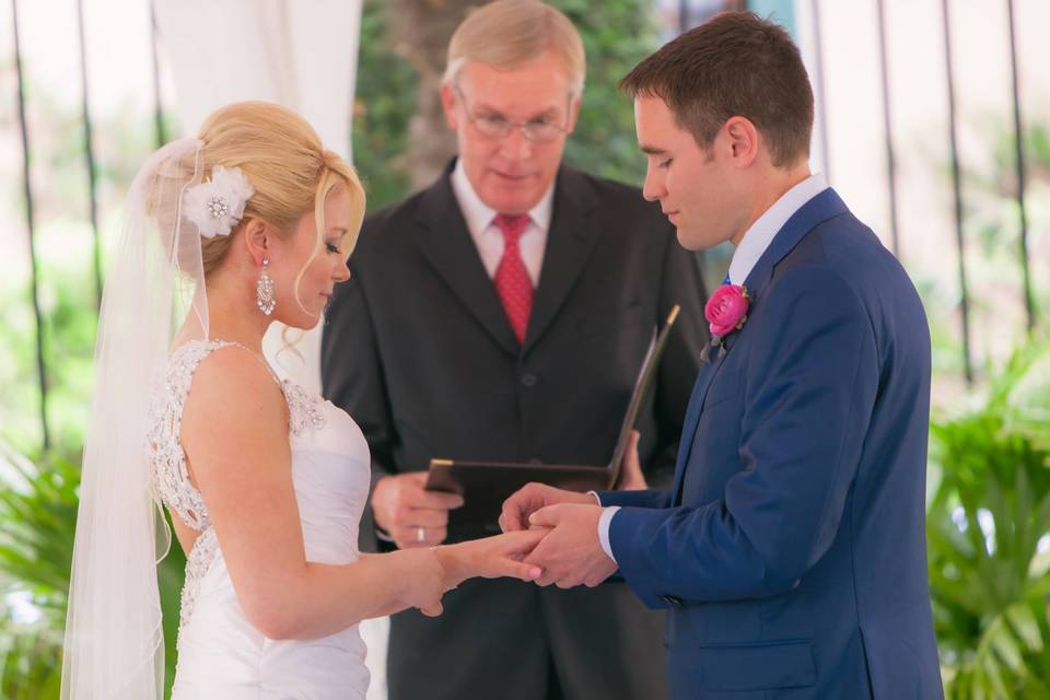 Saying the vows