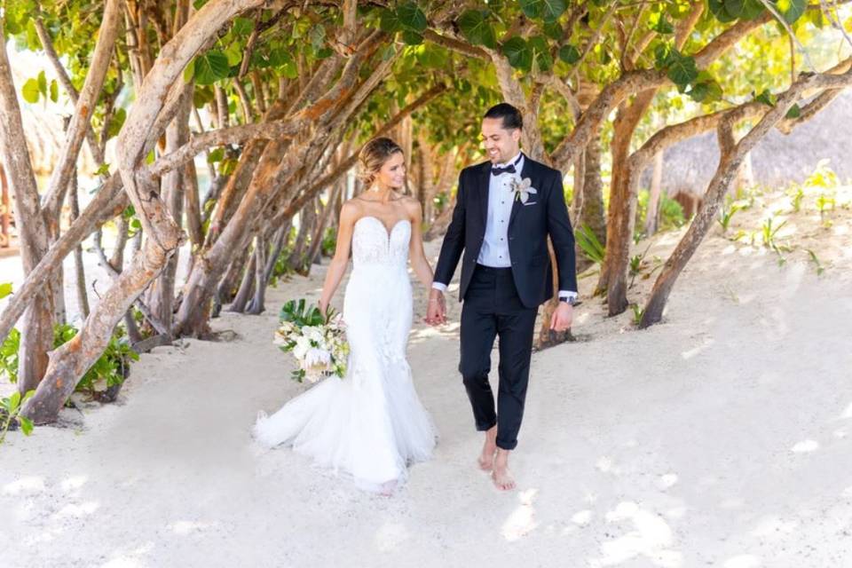 Beach couple