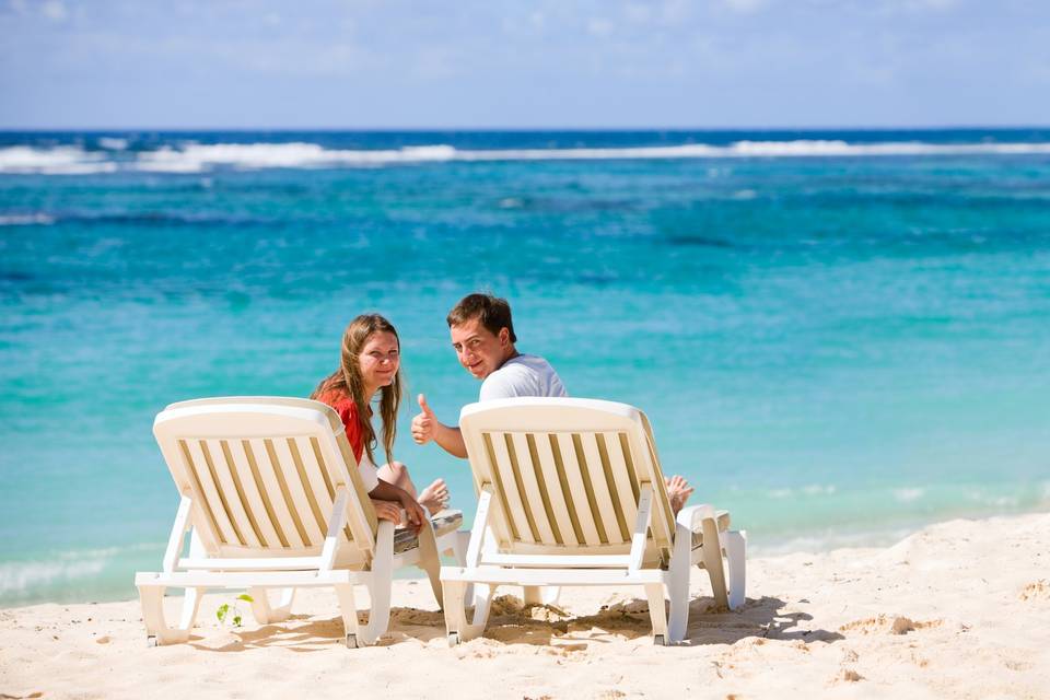 Couple on a beach