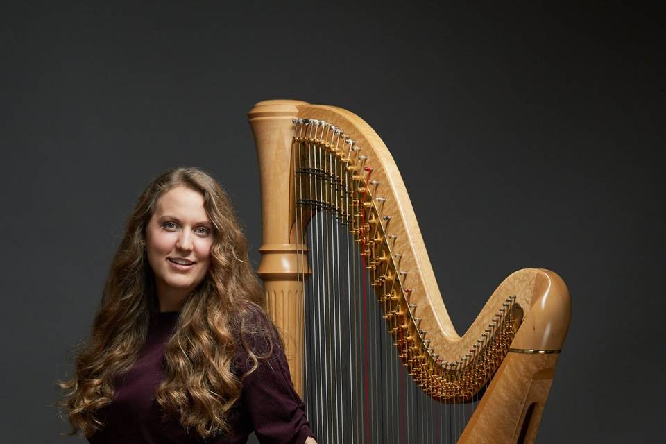 Anna Hagen with Harp