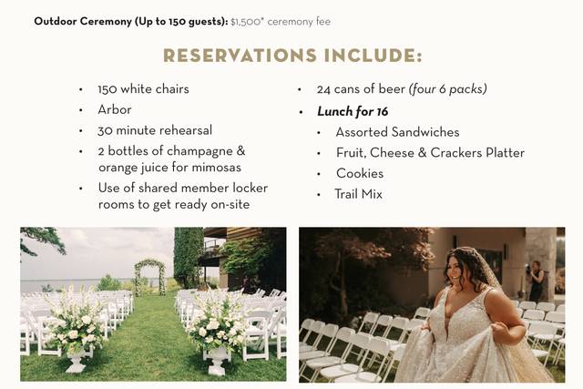 Ceremony Pricing