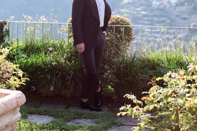 Groom Looking Out