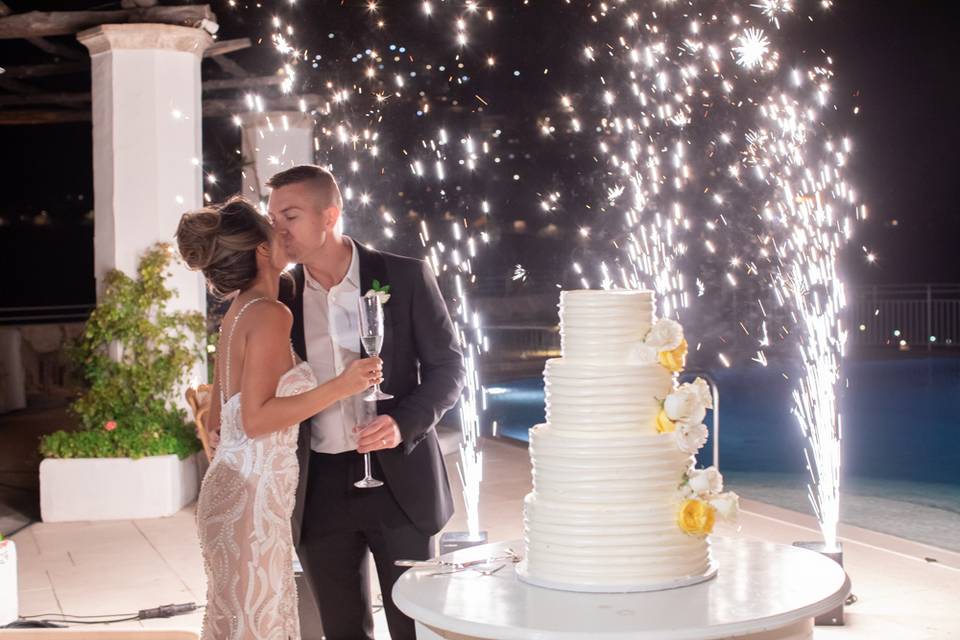 Fireworks with Cake
