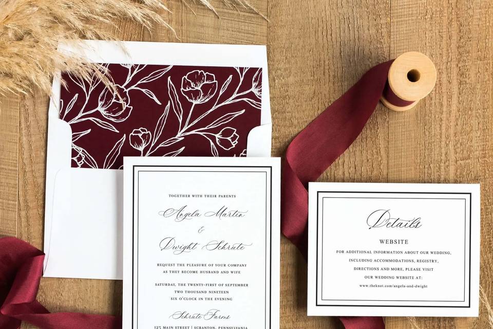 Timeless Wedding Invitation