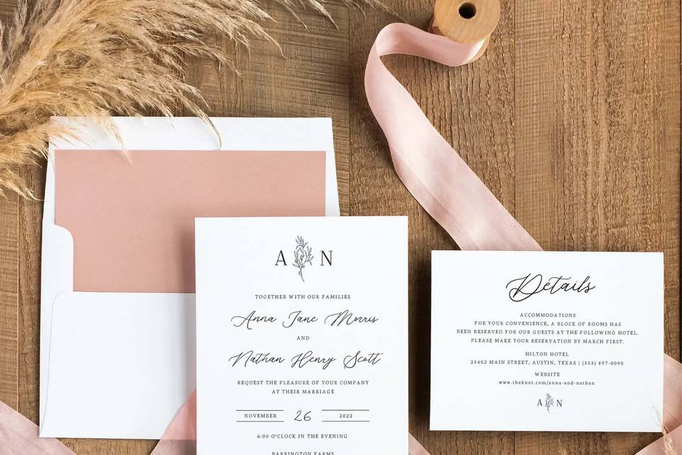 Floral Invitation Suite