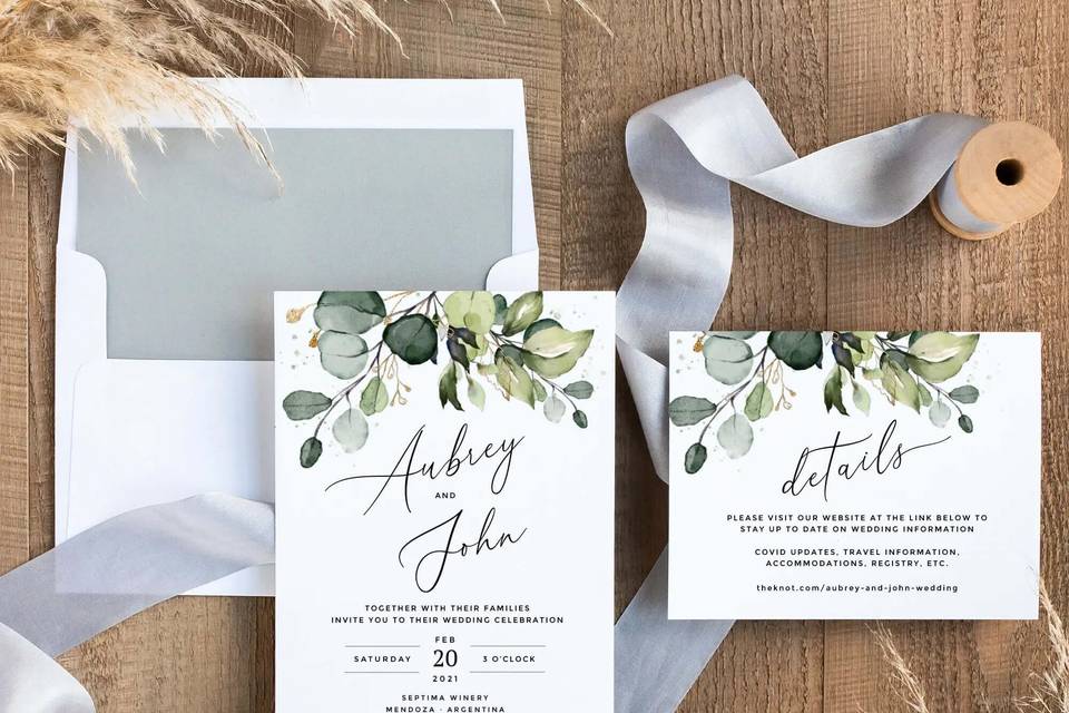 Floral Invitation Suite