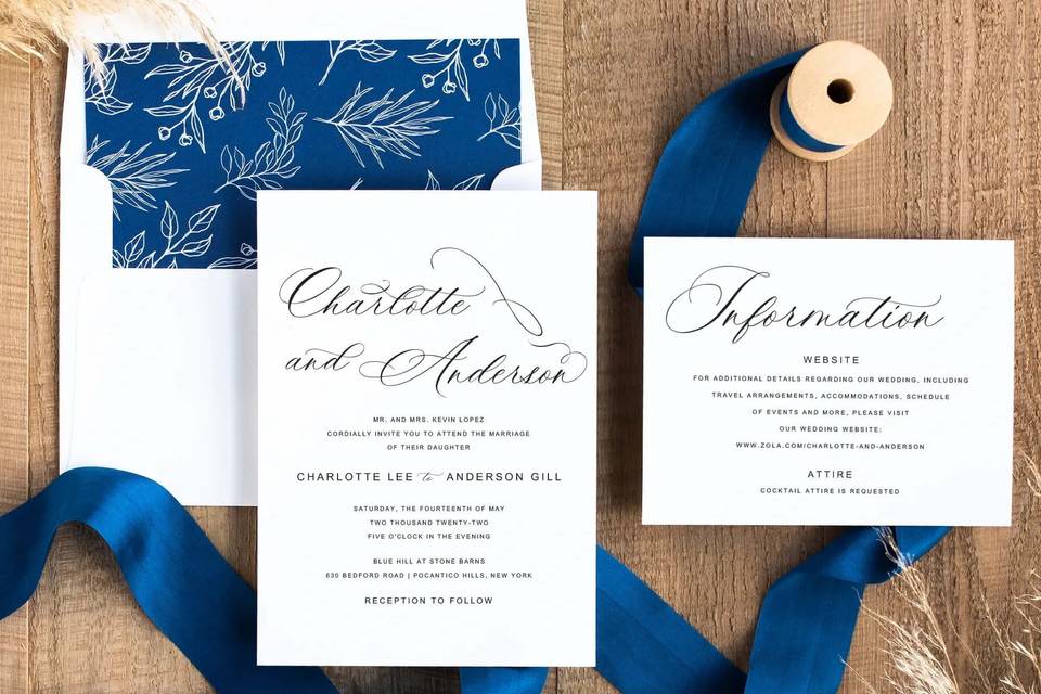 Timeless Wedding Invitation