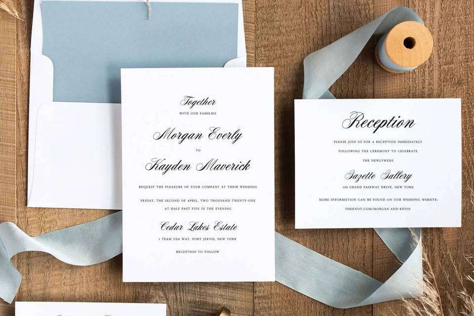 Timeless Wedding Invitation