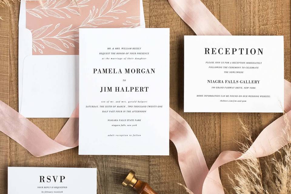 Timeless Wedding Invitation