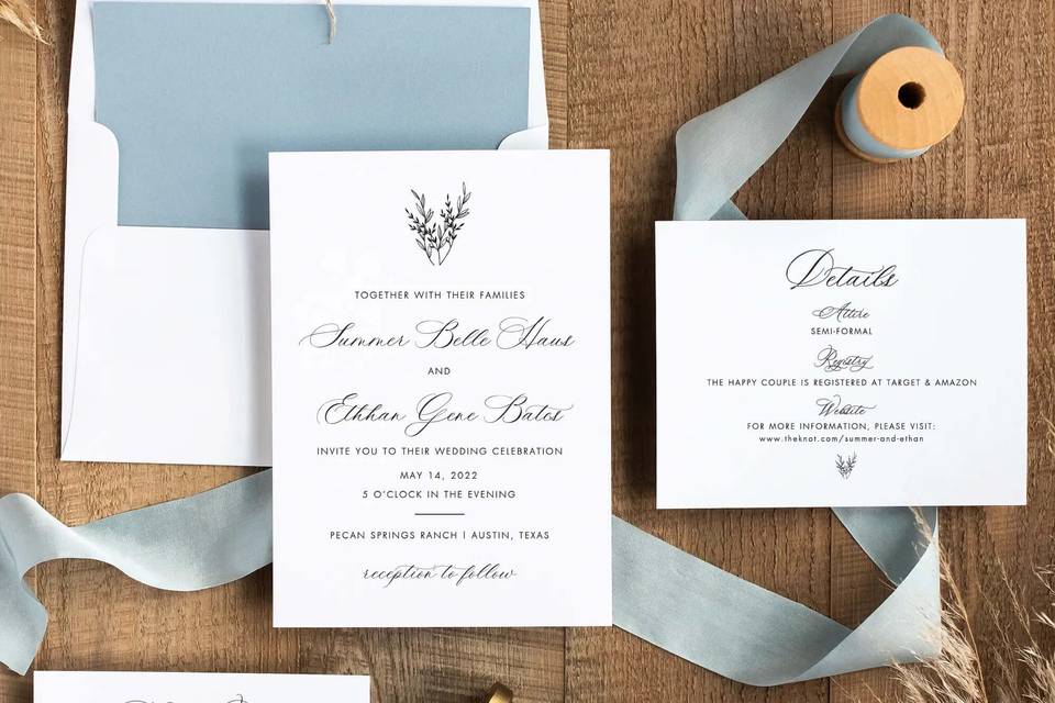 Botanical Invitation Suite