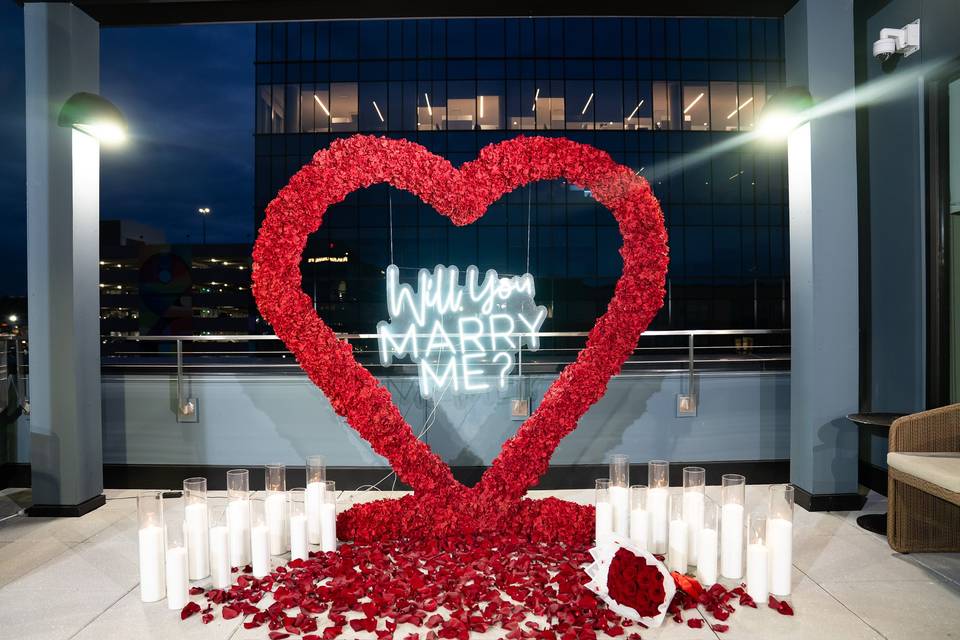 A bold declaration of love