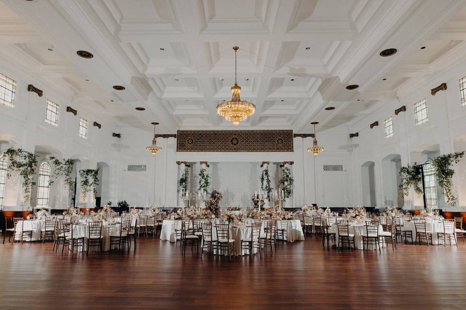 Ballroom setup