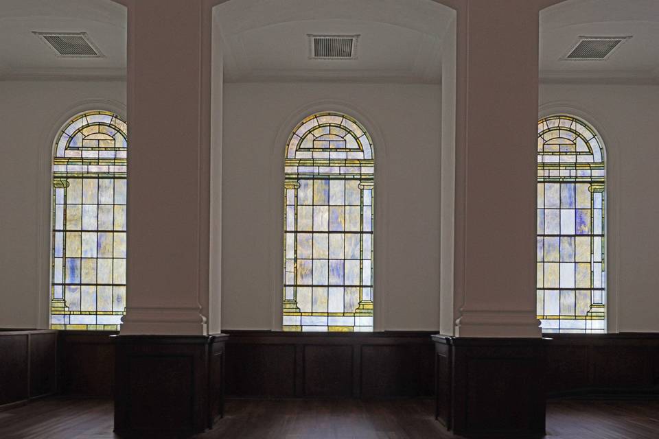 Stained Glass in Sanctuary