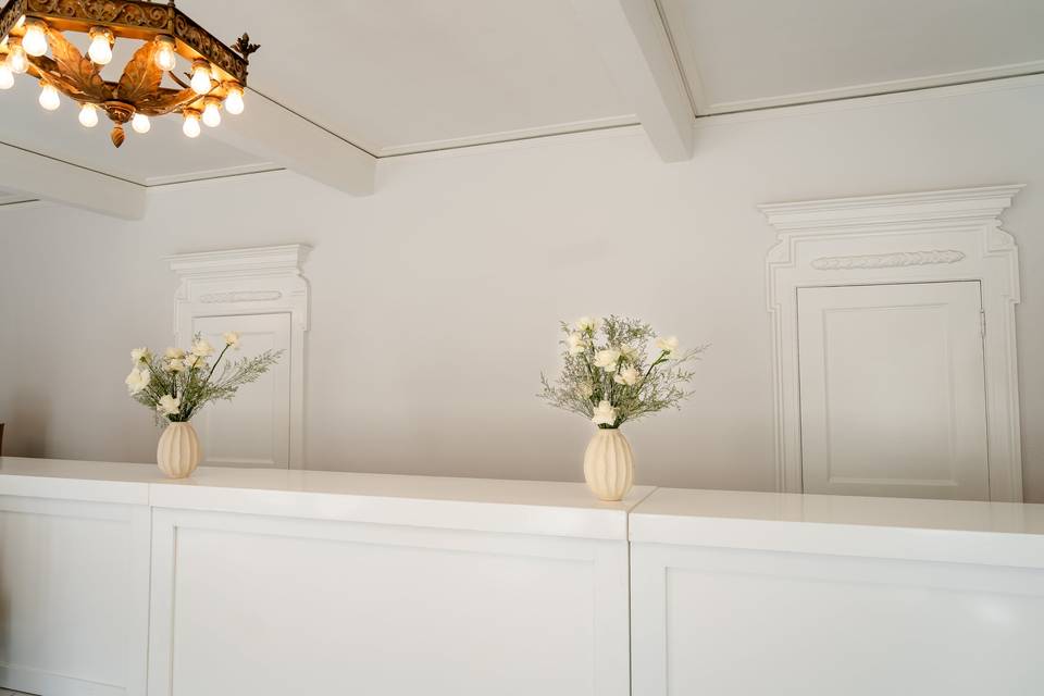 Table Near Columns