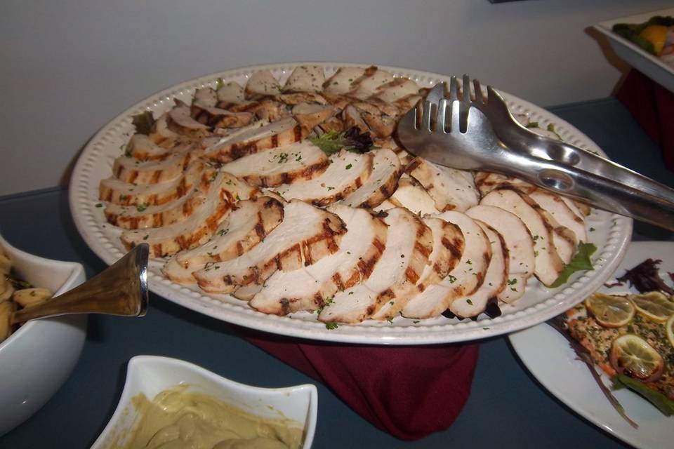 Sliced Chicken Breast Platter
