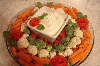 Crudite platter