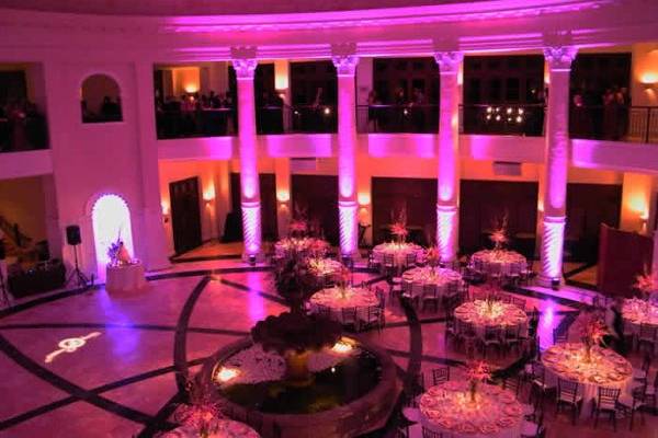 Purple Uplighting