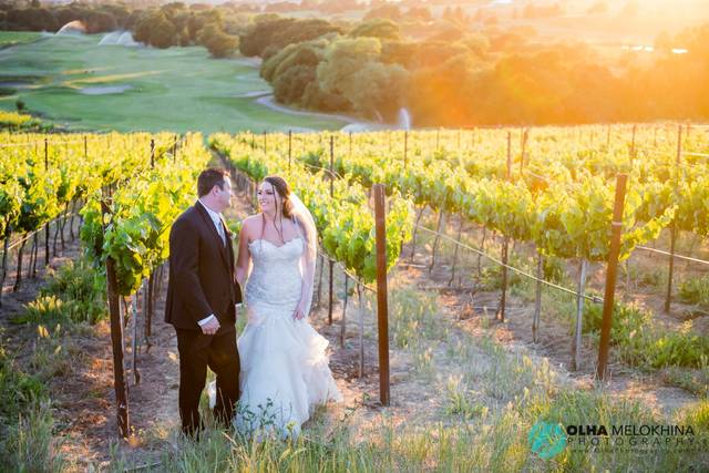 Beautiful couple at sunset