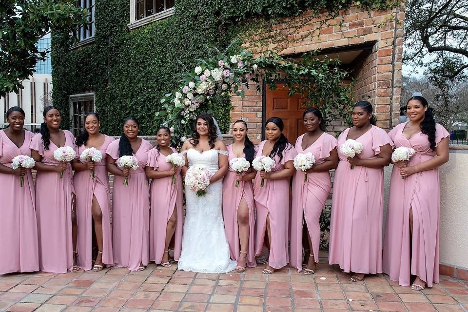 All bridesmaids by me